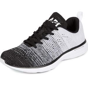 APL Women's Black Heather Gray White TechLoom Pro Sneakers Size 9.5